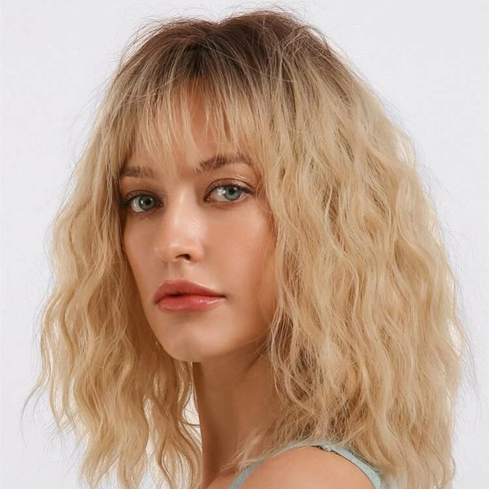 SHEIN Nature Short Curly Wig